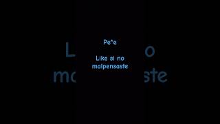 Que malpensado eres [upl. by Nicola]