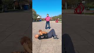 Human body separation technique Mobile phone shooting and editing Special effects short video [upl. by Anirbes33]