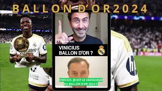 Vinicuis Jr est le vainqueur du Ballon dOr 2024  DERNIÈRES NOUVELLES [upl. by Bores]