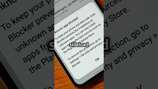 Sideloading Android Apps Just Got Trickier 😱 technews smartphone androidphone ai facts [upl. by Siuqramed207]