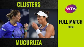 Kim Clijsters vs Garbiñe Muguruza  Full Match  2020 Dubai Round of 32 [upl. by Helaina]