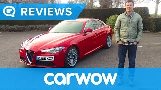 Alfa Romeo Giulia 2018 saloon indepth review  Mat Watson Reviews [upl. by Astiram]