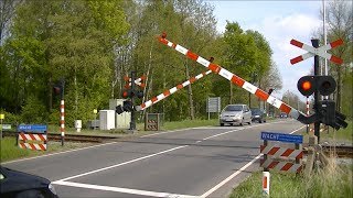 Spoorwegovergang Winterswijk  Dutch railroad crossing [upl. by Jilleen]