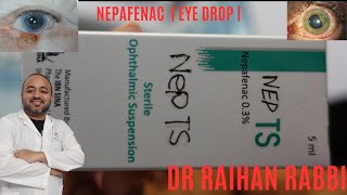 Nepafenac  Nevan ts Eye Drop  nep ts eye drop  eye drop used for ocular pain and inflammation [upl. by Aisatan119]