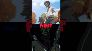 Bushido Brown Vs Catcher Freeman  The Boondocks theboondocks [upl. by Braswell991]