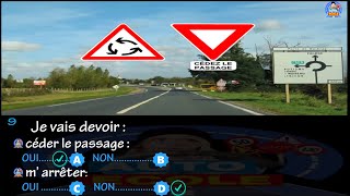 Test code de la route 2023  Série 18  10 questions🚦 [upl. by Aisercal703]