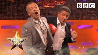 Sylvester Stallone unleashes his inner Rocky 🥊  The Graham Norton Show  BBC [upl. by Emmuela716]