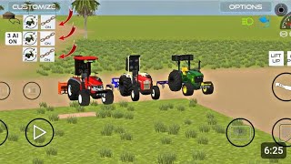 3 TRACTOR KAISE LE😍 indian vahicals simulator 3d gamenew update kab tak aayeganew apk mod download [upl. by Nekcarb]