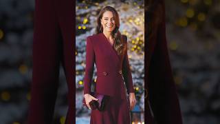 When royal ladies wore burgundy at Princess Catherines Christmas carol concert in 2022 [upl. by Llenrap]