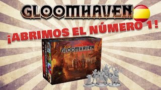 Gloomhaven  Unboxing Español  Juego De Mesa 🎲 [upl. by Elleinnad]