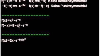 eFunktionen Symmetrie [upl. by Tillford]