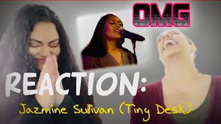 SINGERS REACT to Jazmine Sullivan’s Tiny Desk Home Concert [upl. by Eleik]