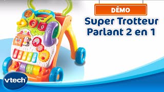 Super Trotteur Parlant 2 en 1  Les premiers pas de bébé bien accompagnés  VTech [upl. by Zaria]