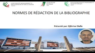 Normes de la rédaction bibliographique [upl. by Ateuqirne]