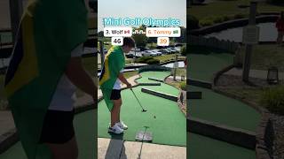 Hole 17 Round 1  3 Wolf 🇨🇦 vs 6 Tommy 🇧🇷 Mini Golf Olympics minigolf [upl. by Aryl]