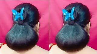 करवा चौथ स्पेशल Juda Bun Hairstyle बनाने का का बिल्कुल अनोखा और नया तरीका 🧿 [upl. by Rape942]