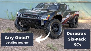 Duratrax Six Pack SC Tires Review Traxxas Slash [upl. by Nomae631]