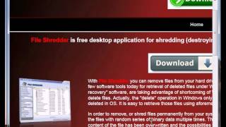 File shredder  Permanently delete your files [upl. by Reyaht]