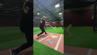 Demo of the 2024 Easton Ghost Unlimited 3323 8324 fastpitchsoftball hitting 14u easton [upl. by Halyahs]