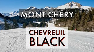 Ski France  Mont Chéry  Chevreuil Black  All to Myself [upl. by Alvan]