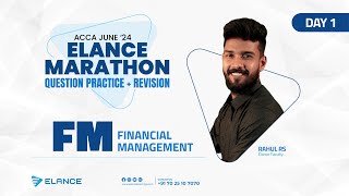 Elance Marathon Question Practise  Financial Management FM  Day 1  Live  Rahul RS  Elance [upl. by Simona]