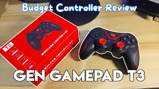 ✨🎮 Review of Gen Gamepad T3 Wireless Controller  Budget Controller Philippines [upl. by Enetsirk691]