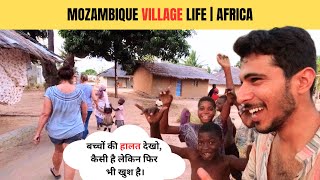 Village Life Of Mozambique  Indian Volunteering In Rural Africa  Free Stay but Difficult Work [upl. by Eelatan]