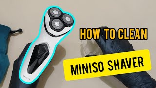 How To Clean MINISO SHAVER  Cara Bersihkan Pisau Cukur MINISO [upl. by Allisirp]