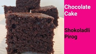 Easy Chocolate Mud Cake  Shokoladli Pirog [upl. by Christin]