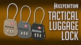 Maxpedition® Tactical Luggage Lock [upl. by Areema166]