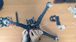 Building your own quadcopter S500 Frame  APM 28 [upl. by Hubey]