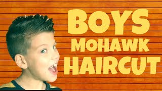 Boys Mohawk Haircut [upl. by Roby54]