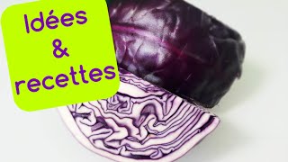 Recettes faciles et comment cuisiner le CHOU ROUGE [upl. by Corrina]