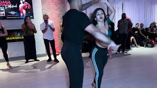 Salsa Partnerwork Demo with Counts with Jhoana amp Diago in Montreal Night on November 2nd 2024 [upl. by Nesto]