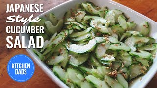 How to Make a Japanese Cucumber Salad with Vinegar  Cucumber Salad Recipes Easy [upl. by Kevin857]