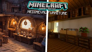 Mediaeval Furniture Mod For Minecraft Pe [upl. by Bunde]