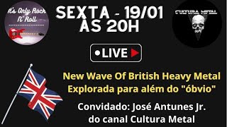 As histórias e bandas da NEW WAVE OF BRITISH HEAVY METAL com José Antunes do Cultura Metal [upl. by Nevile969]