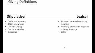 Types of Definitions [upl. by Virg]