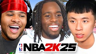 Kai Cenat Ray amp Fanum Play NBA 2K25 [upl. by Siraj]