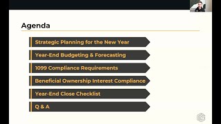 YearEnd Readiness Webinar for Business Owners A Strategic Approach [upl. by Sokram414]