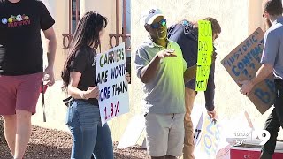 Postal workers rally in Midtown for better wages and working conditions [upl. by Cerelia]