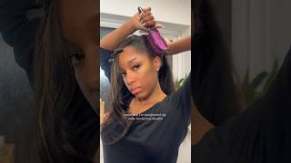 FLIP OVER METHOD SEW IN HAIRSTYLE sewinhair quickweave easyhairstyle [upl. by Anel]