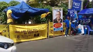 Les activistes des divers partis se mobilisent dans une ambiance de fête à Berthaud [upl. by Tammy]