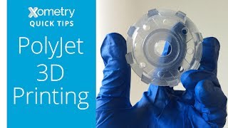 Xometry Quick Tips PolyJet 3D Printing [upl. by Portwin]