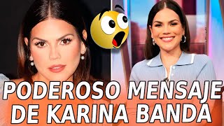 😱El PODEROSO MENSAJE de Karina Banda tras la VICTORIA de Donald Trump [upl. by Leis]