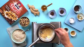 Chai Tea Bowl con avena y Cruesli de chocolate [upl. by Bonne978]