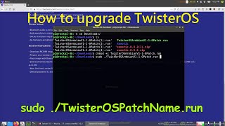 How to upgrade TwisterOS on Raspberry Pi 4 or RK3399 [upl. by Ladew]