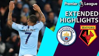 Manchester City v Watford  PREMIER LEAGUE EXTENDED HIGHLIGHTS  3919  NBC Sports [upl. by Eduj724]