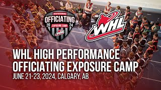 WHL to conduct 2024 High Performance Officiating Exposure Camp in June [upl. by Ecinhoj177]