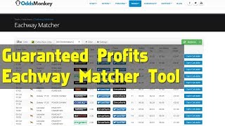 Guaranteed Profits on Each Way Horse Racing Matched Bets [upl. by Aneerbas]